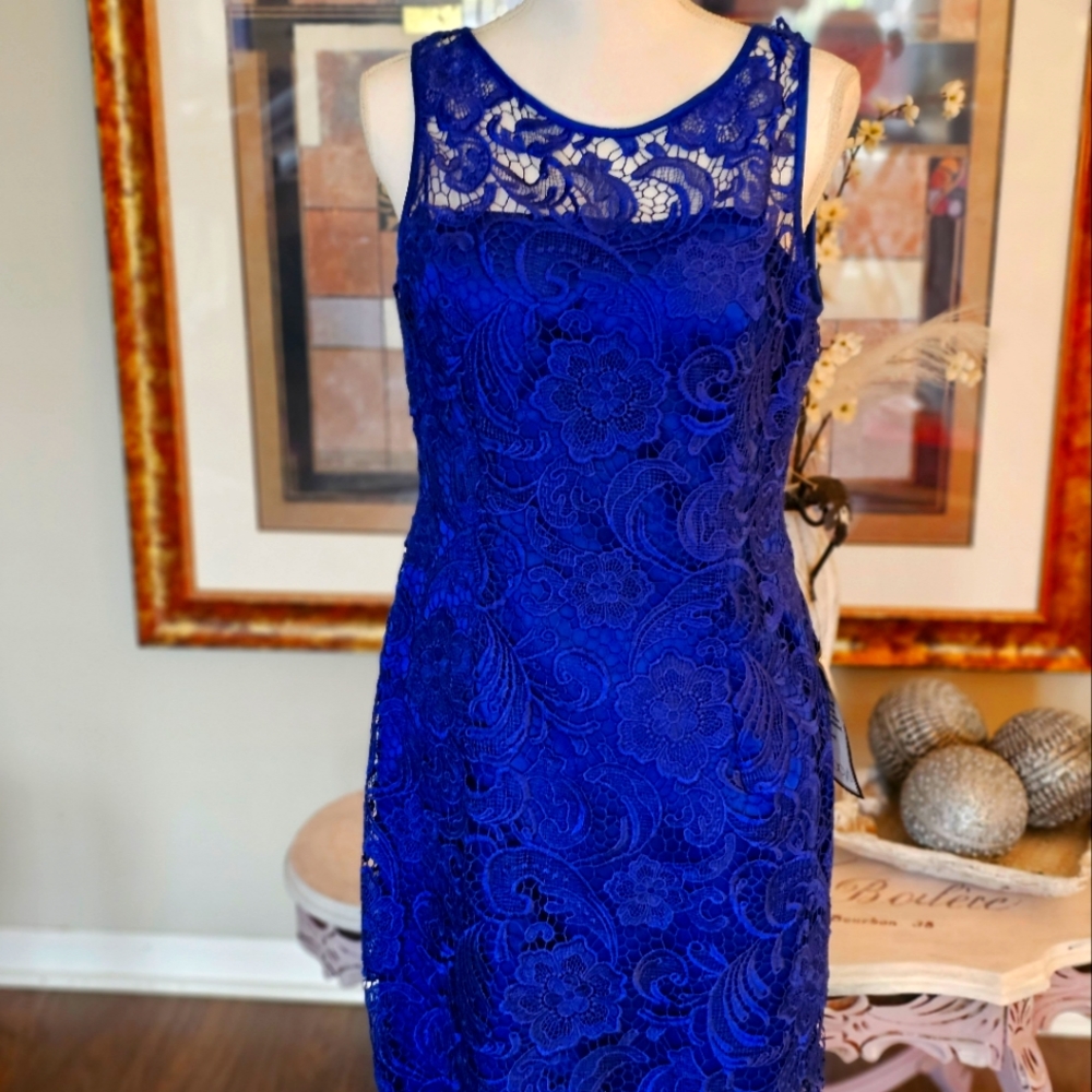 Adrianna Papell Laced Dress size 10